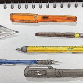 My project in The Art of Sketching: Transform Your Doodles into Art course. Traditional illustration project by Lloyd Davies - 06.13.2020