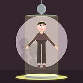 Personaje abducido. Projekt z dziedziny Animacje 2D, Animacje 3D,  Animacja, Animacja postaci, Projektowanie postaci i  Motion graphics użytkownika Antonio Hidalgo - 13.06.2020