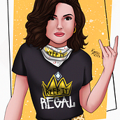 Lana Parrilla. Un proyecto de Dibujo digital de Karollaynne Holanda - 23.05.2020