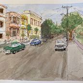 Havanna. Street Art, and Watercolor Painting project by Erik Barajas - 06.13.2020