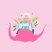 Mi Proyecto del curso: Ilustración vectorial con estilo. Traditional illustration project by Alejandra Rodríguez - 06.13.2020