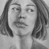 Meu projeto do curso: Retrato realista com lápis grafite. Un projet de Beaux Arts de Rachel Santos - 14.06.2020