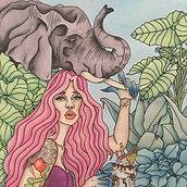 Mi Proyecto del curso: Animalario botánico: acuarela, tinta y grafito. Watercolor Painting project by Marcela Preciado Grueso - 07.27.2020