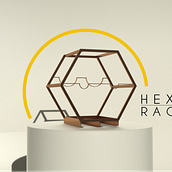 Hexa Rack. Un projet de Conception de produits de Katia Lozano Giraldo - 15.06.2020