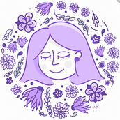 Meu projeto do curso: Retrato ilustrado com elementos botânicos. Un progetto di Illustrazione tradizionale, Illustrazione digitale, Illustrazione botanica e Disegno digitale di Claudia Mora - 15.06.2020