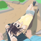 Parque. Un proyecto de Creatividad, Dibujo, Dibujo digital, Diseño de personajes, Ilustración tradicional, Ilustración digital e Ilustración vectorial de Oscar Martinez Gutiérrez - 14.06.2020