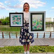 My project in Negative Watercolor Painting for Botanical Illustration course . % Yuliya Chernova tarafından hazırlanan Botanik İllüstras, Ve on projesi - 06.15.2020