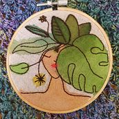 Mujer naturaleza. Artesanato, Bordado, e Costura projeto de María Delgado y de Miguel - 15.06.2020