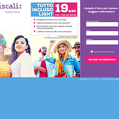 Tiscali - Emails / Landing Pages. Un progetto di Web design di francesca mantellato - 15.06.2020
