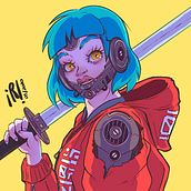 Cyberpunk. Character Design project by Rafael Lara - 05.01.2020