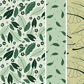 Mi Proyecto del curso creación de patterns - NATURALEZA. Graphic Design project by Noelia Gerber - 06.16.2020