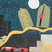 Bogotá 2300 metros mas cerca de las estrellasi Ilustración de historias con papel. Collage project by Judith Micheli - 06.16.2020