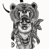 Meu projeto do curso: Desenho e ilustração digital de tatuagens com o Procreate. Traditional illustration project by Mayara Sampaio - 06.16.2020
