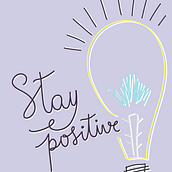 Stay positive. Un progetto di Lettering di Aleksandra Yañez Babalykova - 16.04.2020