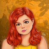 Meu projeto do curso: Retrato de personagens femininas com Procreate. Drawing, Artistic Drawing, and Digital Drawing project by Raí Wesllem - 06.16.2020