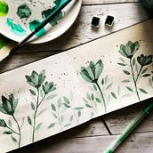 Mein Kursprojekt: Moderne Aquarelltechniken. Botanical Illustration, and Traditional illustration project by Krystin - 06.16.2020