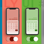 Daily UI Challenge #04 Calculator. App Design, Graphic Design, and UX / UI project by Alicia Barba - 06.16.2020