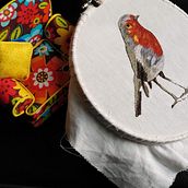 Mi Proyecto del curso: Pintar con hilo: técnicas de ilustración textil. Un progetto di Cucito di María del Rocío Gómez Gómez - 21.07.2020