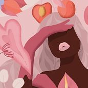 Pink paradise. Traditional illustration, and Digital Illustration project by Tatiana Montero - 06.17.2020