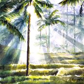 Watercolor Nature. Un proyecto de Pintura a la acuarela de Yana Shvets - 01.01.2020