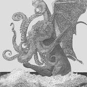 Lovecraft - Cthulhu . % Ruth Bernardette Sacristán Expósito tarafından hazırlanan Yaratıcılık, Çizim, Baskı, Geleneksel illüstras, Ve on projesi - 06.17.2020