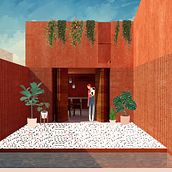 Meu projeto do curso: Representação gráfica de projetos arquitetônicos. Projekt z dziedziny  Projektowanie 3D,  Architektura, Architektura c, frowa, Projektowanie c i frowe użytkownika Alice Bortoluzzi - 10.02.2021