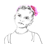 Estudos de rosto da pequena Marielle Ein Projekt aus dem Bereich 2-D-Animation von maria celia chaves ribeiro - 17.06.2020