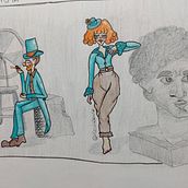 Meu projeto do curso: Fábrica de personagens ilustrados. Un proyecto de Dibujo, Dibujo a lápiz y Dibujo artístico de Plena Krause - 18.06.2020