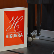 Carpintería y Ebanistería Higuera ( documentación identidad corporativa). Un proyecto de Br e ing e Identidad de Pao Higuera - 09.08.2020