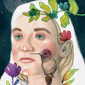 Mi Proyecto del curso: Retrato ilustrado en acuarela. Un projet de Illustration traditionnelle , et Aquarelle de Sabina Mengual - 18.06.2020