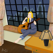 Phoebe. Digital Drawing project by Vicente Villanueva Gonzalez - 06.18.2020