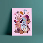 Meu projeto do curso: Ilustração flat com Photoshop. Digital Drawing, Traditional illustration, Digital Illustration, and Digital Painting project by thaizzafa - 06.18.2020