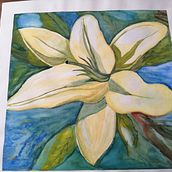 Orquídea y lorito. Projekt z dziedziny  R, sunek art, st i czn użytkownika FLOR GARCIA VILLENA - 18.06.2020