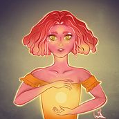 Meu projeto do curso: Retrato de personagens femininas com Procreate. Digital Illustration project by Cristina Bomfim - 06.18.2020