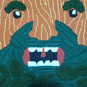 Meu projeto do curso: Bordado XL com agulha mágica. Een project van Craft y Borduurwerk van Silvia Aquino - 18.06.2020