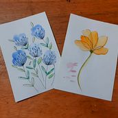 Flores en acuarela Ein Projekt aus dem Bereich Botanische Illustration von Solange Miralles - 19.06.2020
