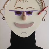 My project in Creativity Face to Face: A Playful Collage Journey course. Traditional illustration project by Linda Gelbard - 06.20.2020