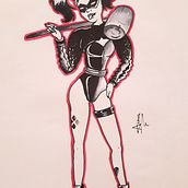 Mi Proyecto del curso: Diseño de personajes femeninos para cómics. Traditional illustration & Ink Illustration project by Andrea Vivanco Peña - 06.19.2020