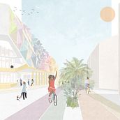 Casa Cultural. Un proyecto de Arquitectura e Ilustración arquitectónica de Brigith Ferro - 19.06.2020