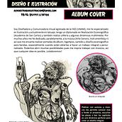 Album Cover - Portafolio. Sketching, Concept Art, Artistic Drawing, Traditional illustration, Digital Illustration, Music, and Digital Painting project by Gypsy /A - 06.19.2019
