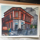 Mi Proyecto del curso: Paisajes urbanos en acuarela . % dannyromilio67 tarafından hazırlanan Sokak Sanatı projesi - 06.22.2020