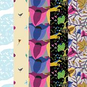 My project in Illustrated Pattern Design course. Un projet de Création de motifs de grainne_amm - 19.06.2020