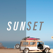 SUNSET project. Un proyecto de Bellas Artes, Composición fotográfica, Dirección de arte, Diseño gráfico y Retoque fotográfico de Lautaro Vega - 19.06.2020