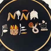 Meu projeto do curso: Introdução ao bordado com relevo. Embroider project by Luiza Alana Aparecida dos Santos - 06.19.2020