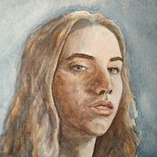 Mi Proyecto del curso: Retrato artístico en acuarela. Portrait Drawing, and Watercolor Painting project by Pablo DC - 06.02.2020