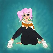 Nameless OC. Traditional illustration project by Maeve Warren - 06.15.2020