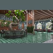 My project in Interior Design for Restaurants course. Un proyecto de Arquitectura interior, Interiorismo y Diseño de interiores de samehsamiir9090 - 11.09.2020