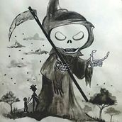 La Muerte Madrina,  3 imágenes claves del cuento.. Un proyecto de Bocetado de elchavodel81975 - 30.06.2020