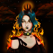 Mi Proyecto del curso: Retratos digitales de fantasía con Photoshop. Un progetto di Bozzetti, Fumetto, Arte concettuale, Creatività, Character design e Illustrazione tradizionale di Juan Pierre Pérez Cumbajin - 20.06.2020