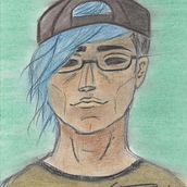 Autoretrato 1. Un progetto di Disegno, Disegno a matita e Disegno di ritratti di Joeseph Saúl Mendoza García - 20.06.2020